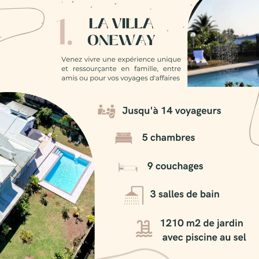 Villa Oneway, Piscine Privee, Classee 3 Etoiles Sainte-Rose Exteriér fotografie
